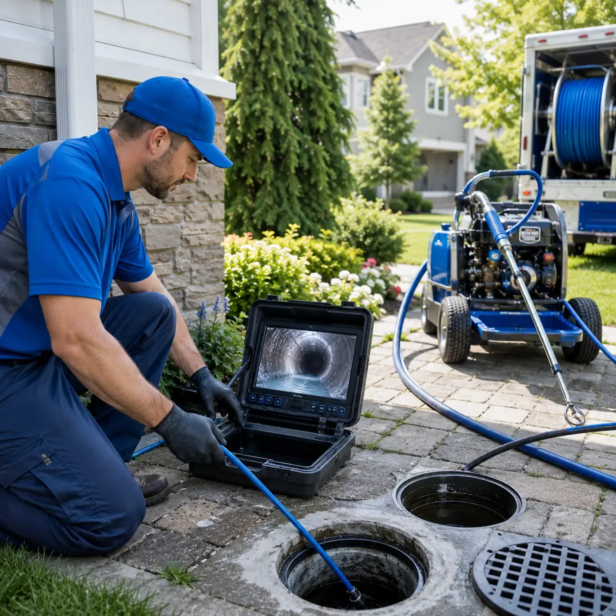 Outdoor drain cleaning professionals serving Woodacre, CA